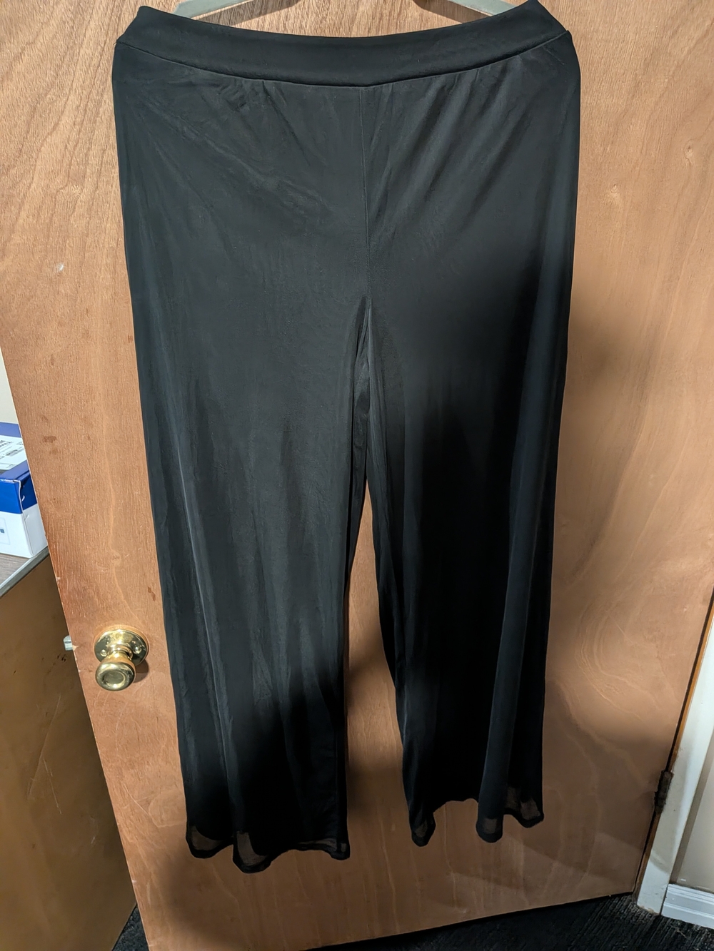 Versona Black Wide-Leg Palazzo Pants